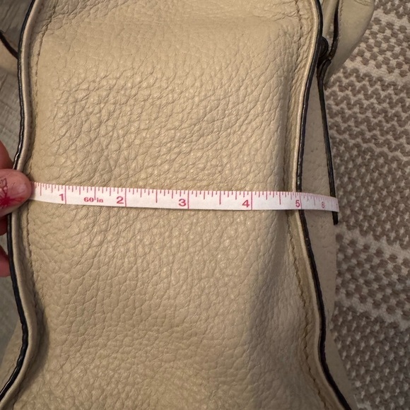 Kate Spade beige nude cream Leather Southport Avenue Lydia Satchel Purse Bag - Picture 15 of 16